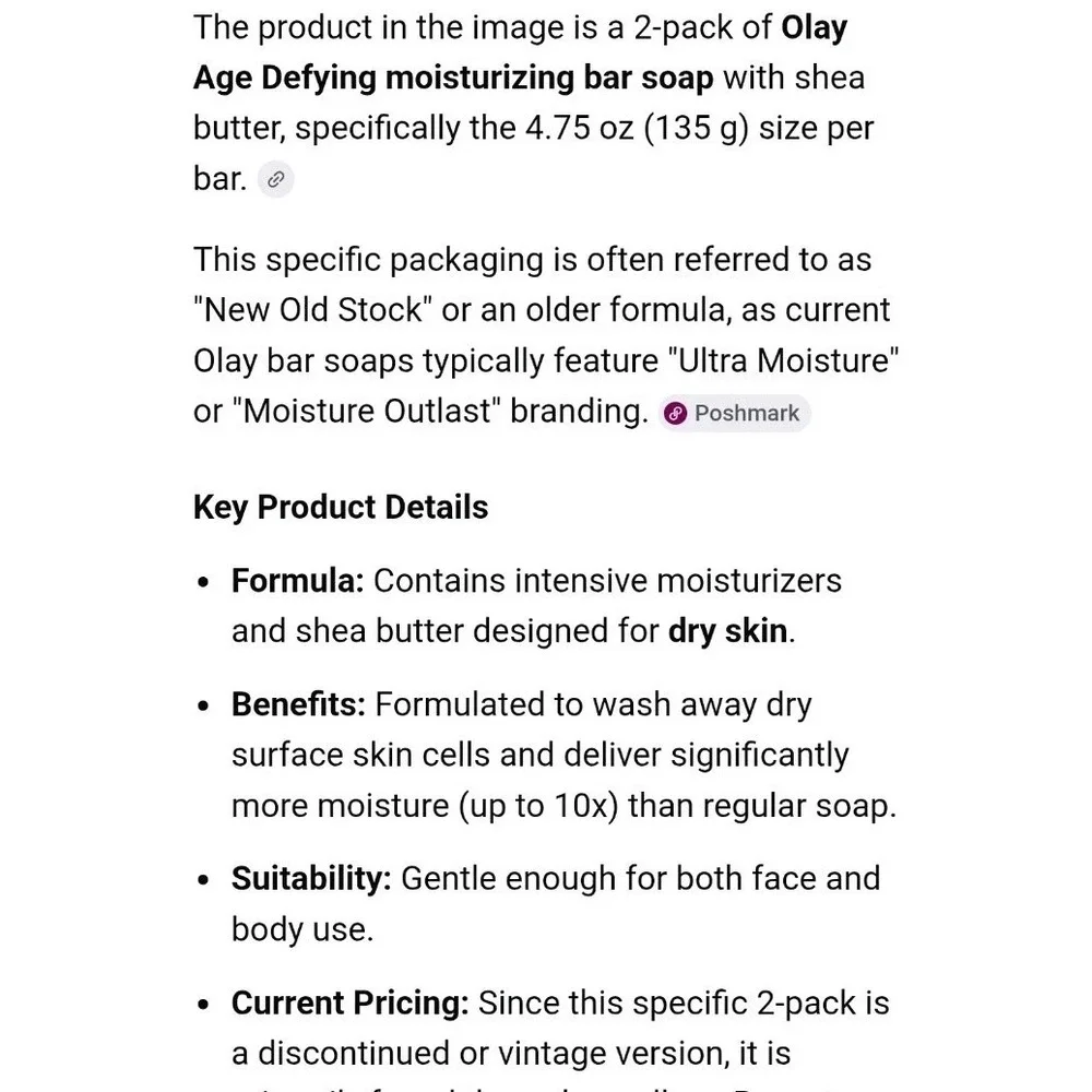 OLAY moisturizer white